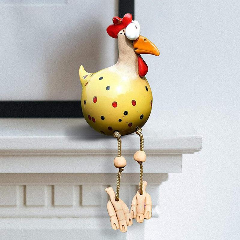 Jouet Drôle de Poulet Décor pour Jardin