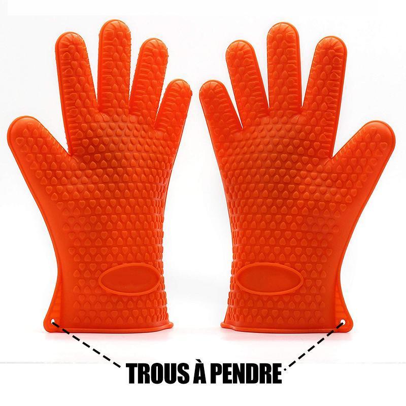 Gants En Silicone Avec Résistance À La Chaleur