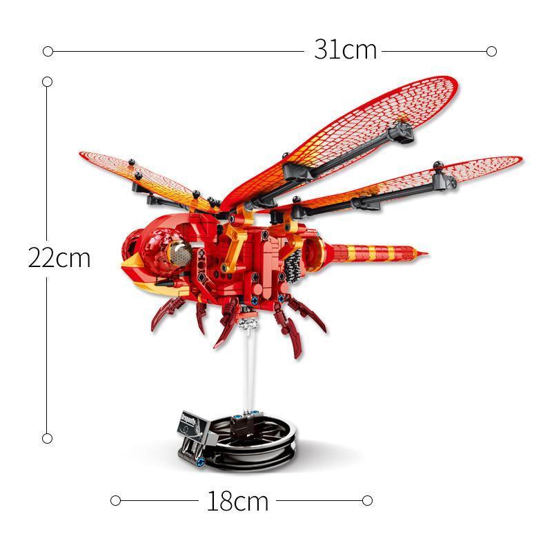 Simulé Insecte DIY Blocs de Construction Ensemble Jouet