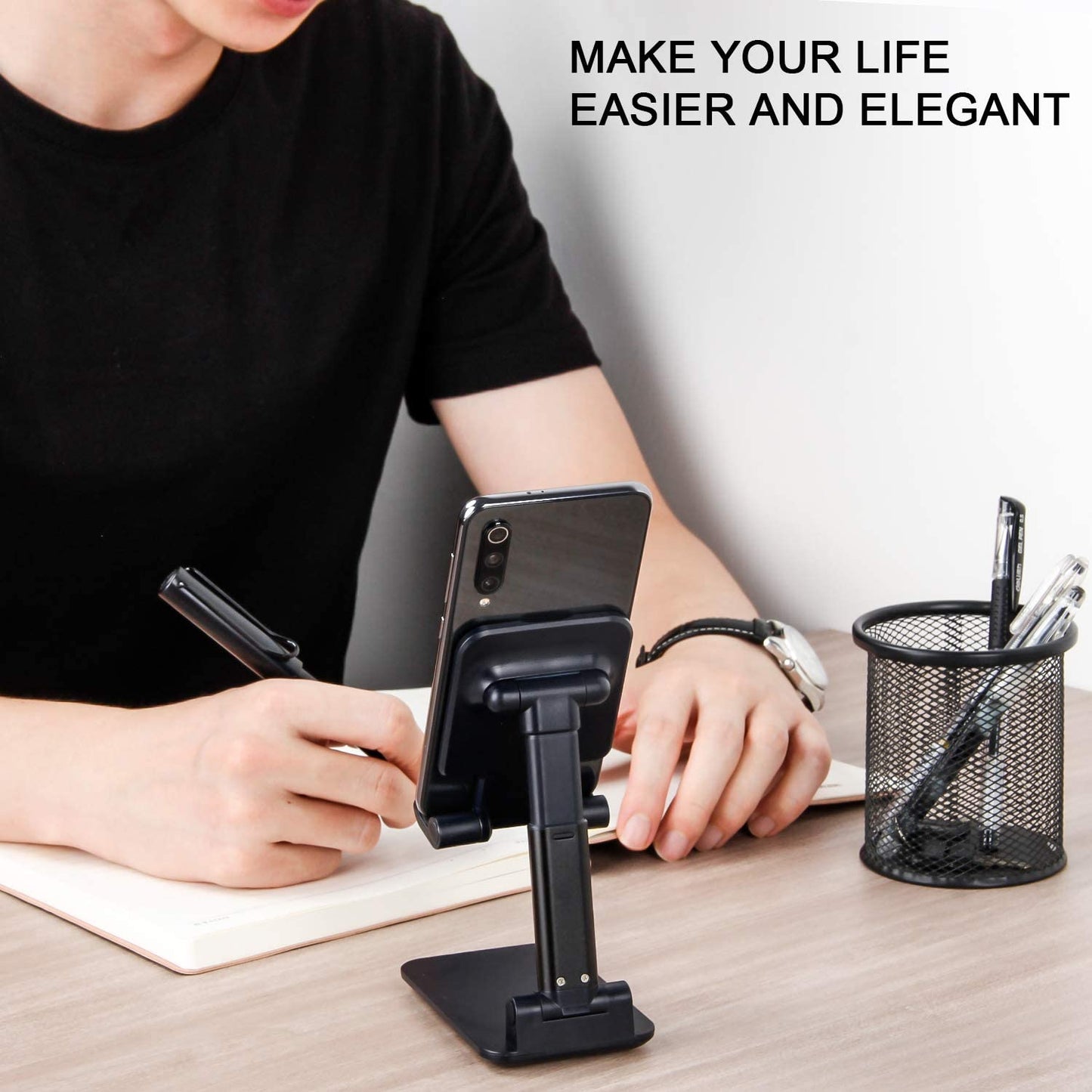 Support de Tablette/Téléphone Portable Réglable Ergonomique Pliable
