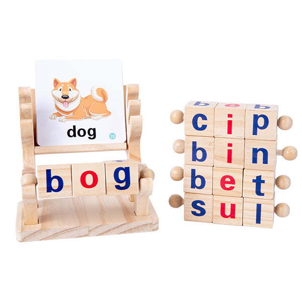 Blocs de lecture en bois