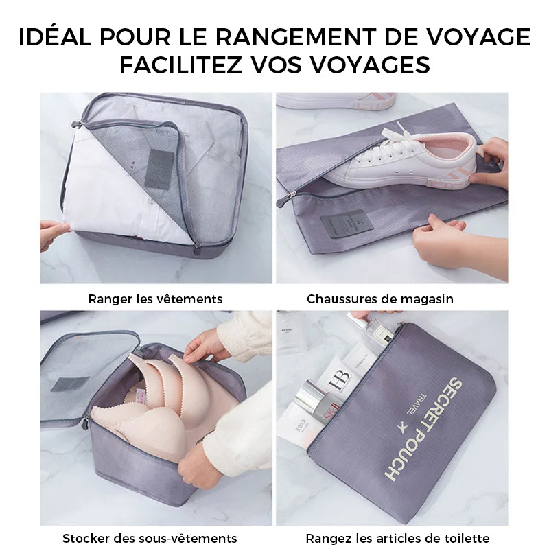 🌈🔥Ensemble organisateur de voyage 7 pièces🔥