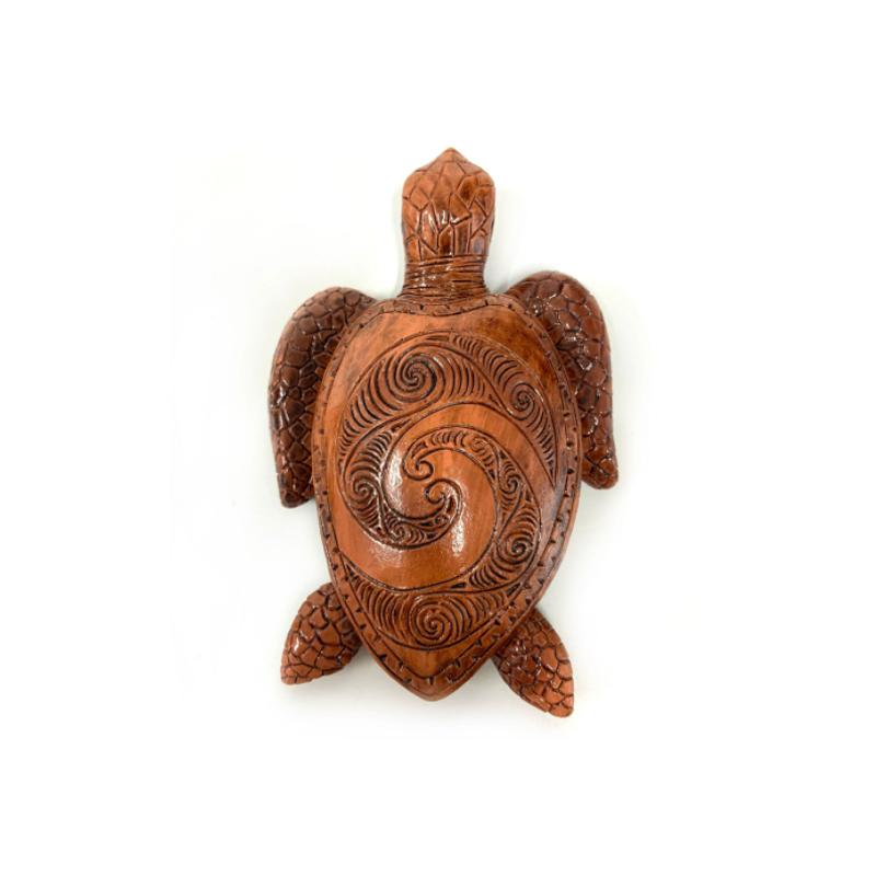 🎁Sculpture sur bois tortue hawaïenne
