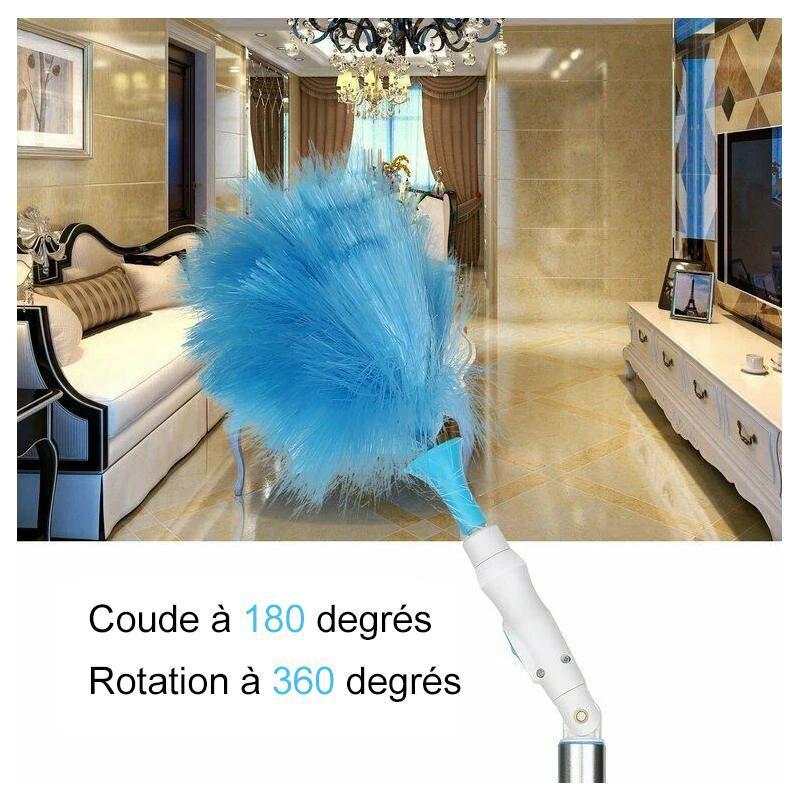 Rotation à 360° Plumeau Électrique Réglable