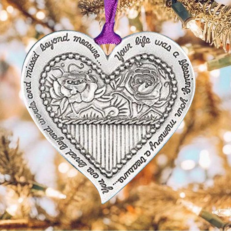 💖«Quand quelqu'un que vous aimez devient un souvenir» -🎄Ornement Commémoratif Joyeux Noël