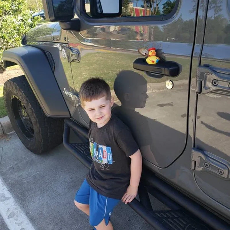 Poupée canard Jeep