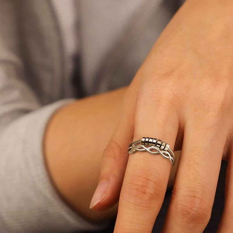 Éloignez Votre Anxiété Infinity Fidget Ring