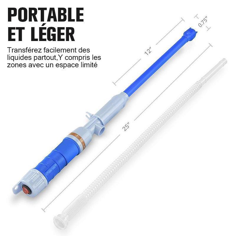 Pompe à Siphon de Rransfert de Liquide à Piles