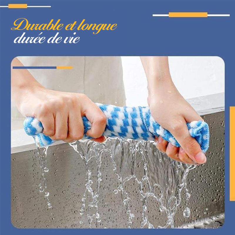 👍Lingettes En Microfibre (3 Pièces)