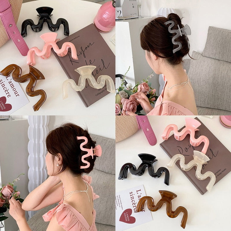 Pince Ă cheveux vague