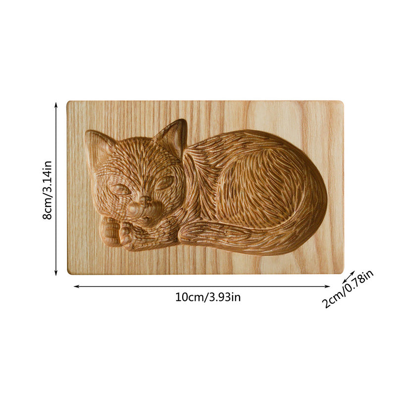 Coupe-biscuits à motifs en bois
