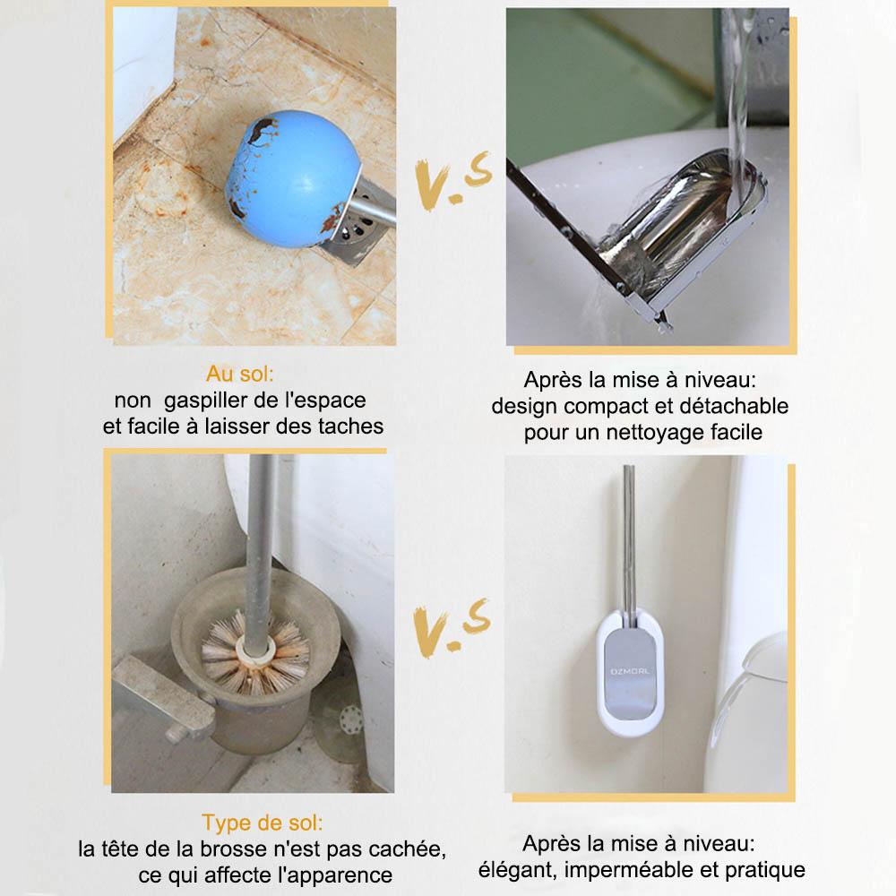 Porte Brosse de Toilette Murale