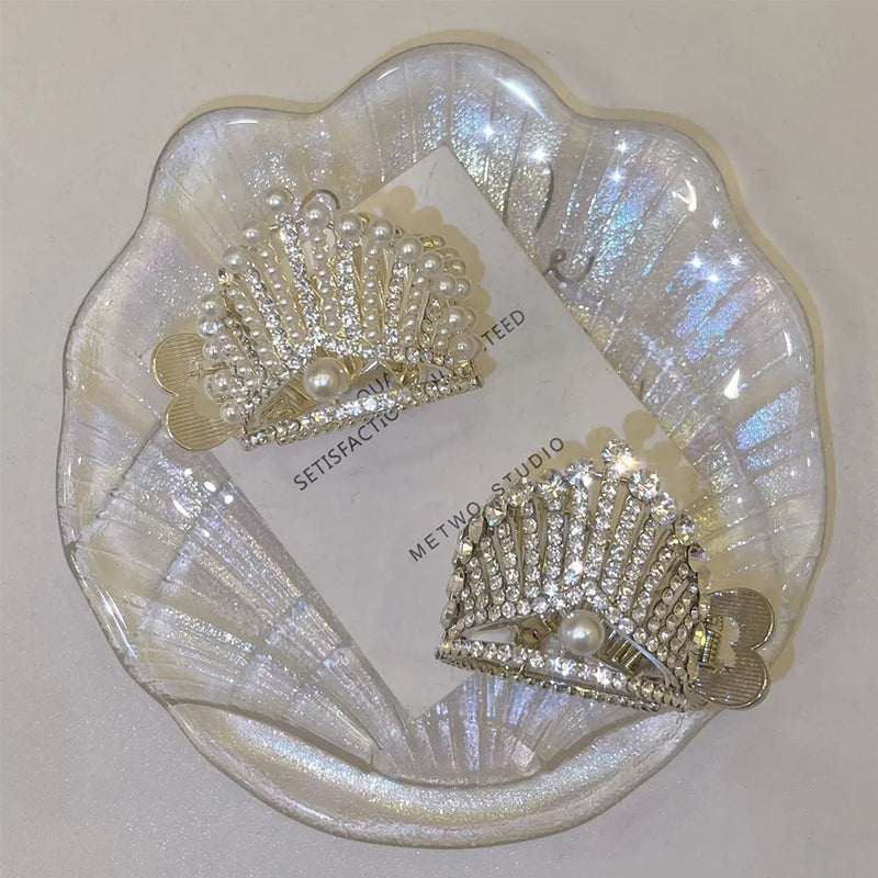 Clip de saisie de strass de couronne