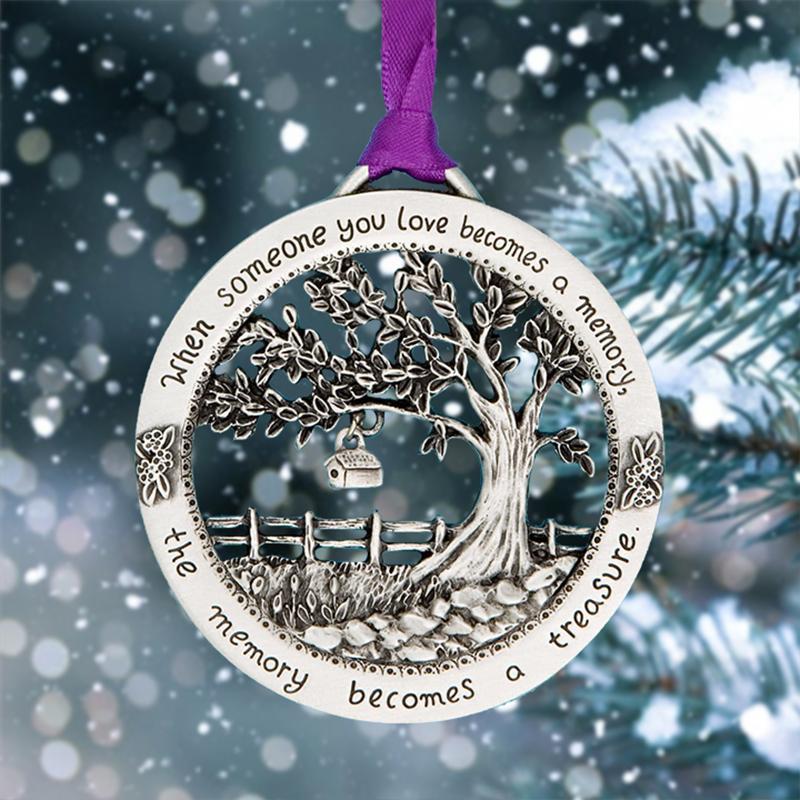 💖«Quand quelqu'un que vous aimez devient un souvenir» -🎄Ornement Commémoratif Joyeux Noël