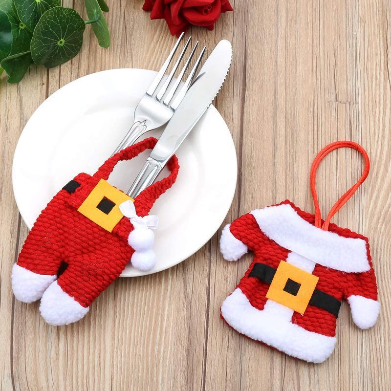Costume de Père Noël de Porte-Couverts Décoration