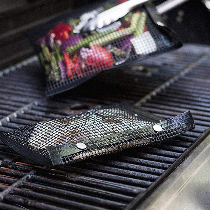 Sac en Maille Antiadhésif pour Grillage de Barbecue