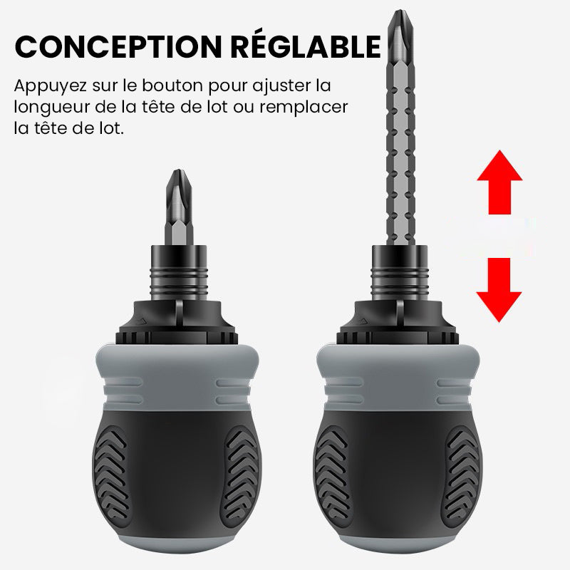 Kit Mini-tournevis à Cliquet 13 en 1