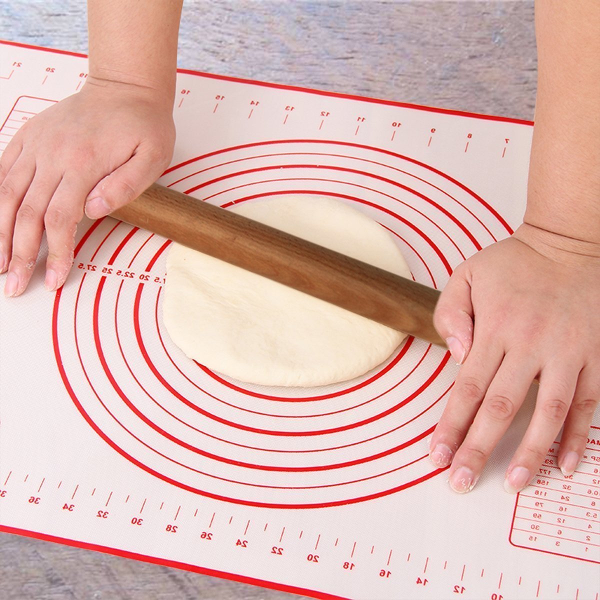 60*40cm Tapis de Cuisson en Silicone Anti-adhésif