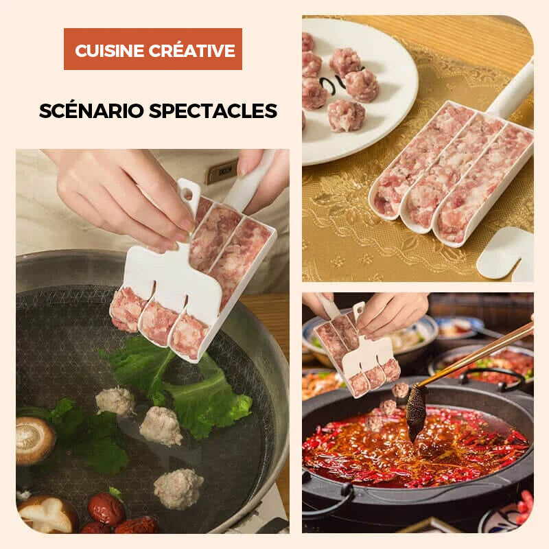 Machine Ă Boulettes de Viande Triple