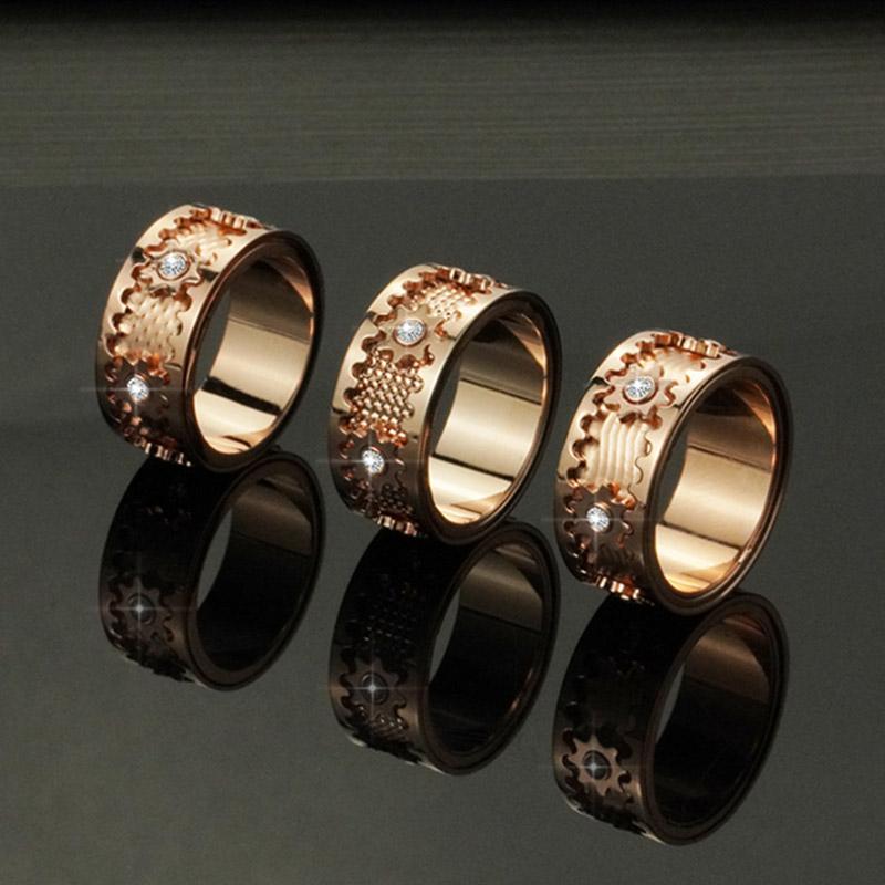 Bague d'Engrenage Rotatif avec Diamant