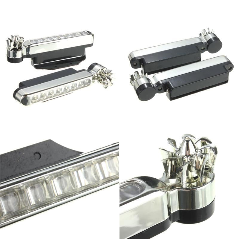 Lumières de voiture à LED alimentées par le vent (2pcs)