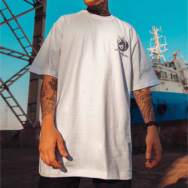 T-shirt à Motif Licorne Lumineux