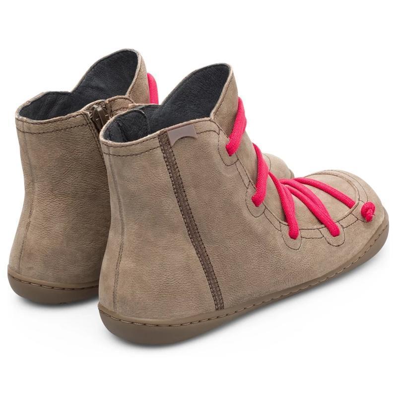 Daim chaussures à talons plats