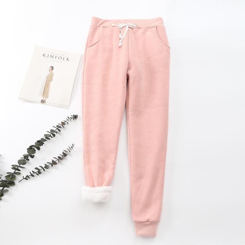 Pantalon de Survêtement Chaud en Cachemire D'hiver