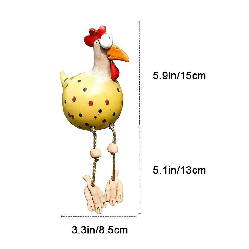 Jouet Drôle de Poulet Décor pour Jardin