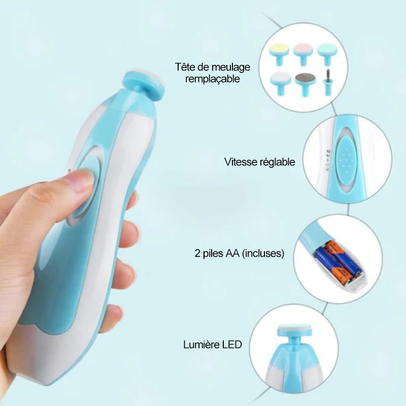 Ensemble de coupe-ongles pour bébé de qualité supérieure