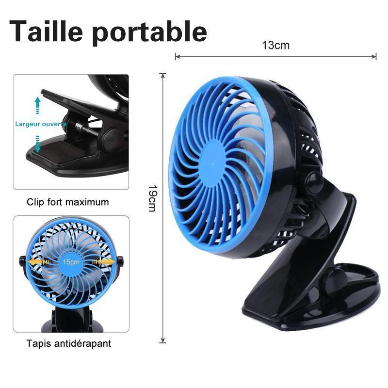 Mini Ventilateur USB à Clipser