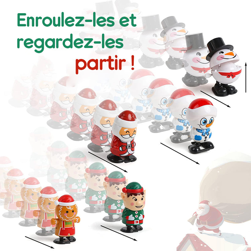 Jouets de Noël en forme d'horloge