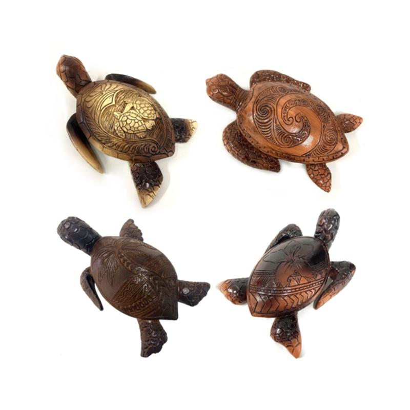 🎁Sculpture sur bois tortue hawaïenne
