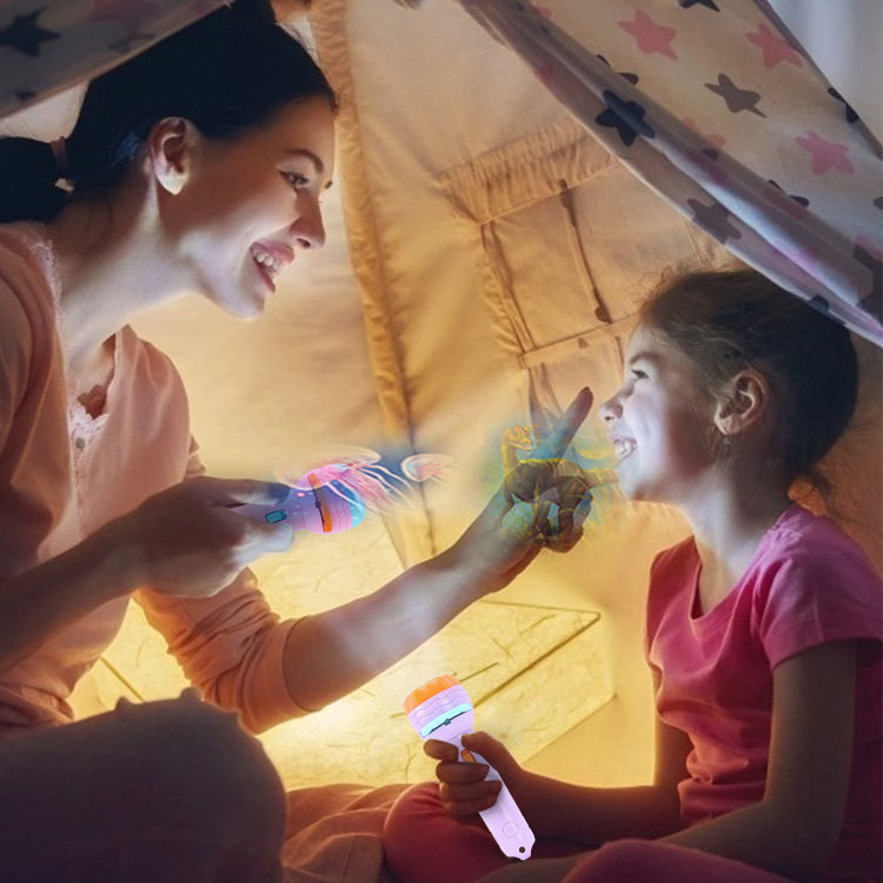 🎁🎁Lampe De Poche De Jouet De Projecteur