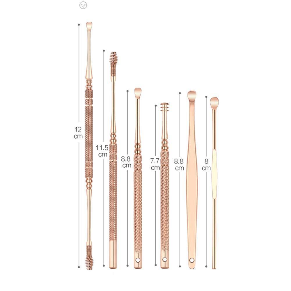 Cure-oreilles en Acier Inoxydable (Kit de 6 pcs)