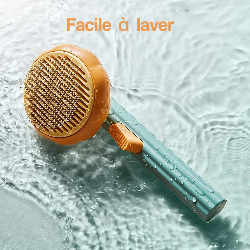 💖 Brosse à Peigner Citrouille pour Animaux de Compagnie