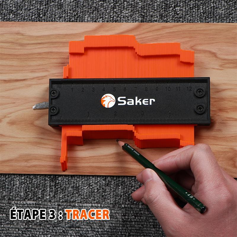 Saker Peigne à Profil avec Serrure Réglable