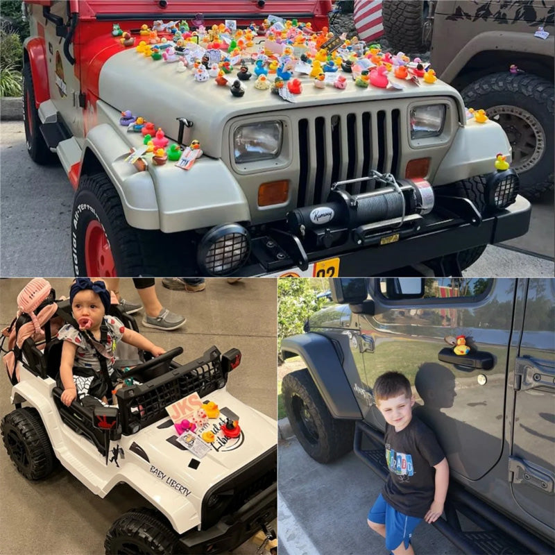 Poupée canard Jeep