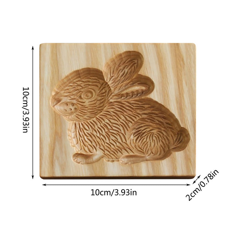 Coupe-biscuits à motifs en bois