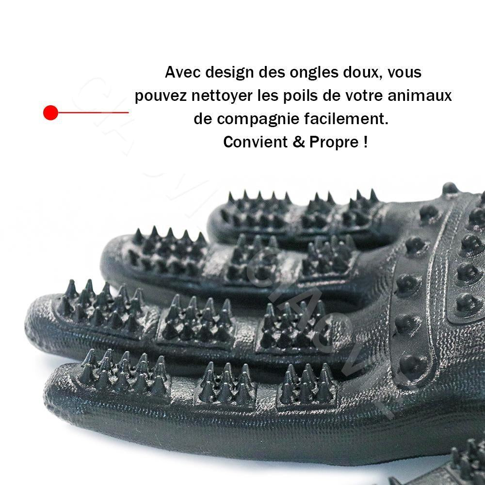Gants De Toilettage Pour Animaux De Compagnie