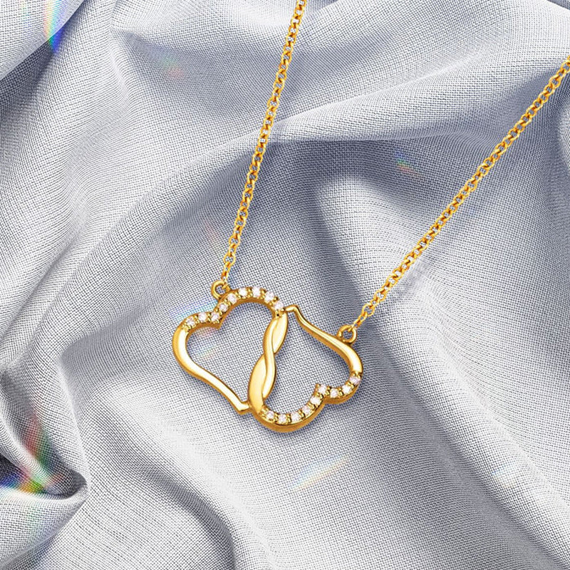 Collier Boucle Coeur Saint Valentin