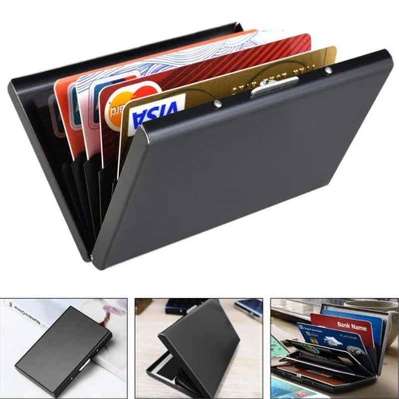 Porte-cartes ultra-fin avec protection contre le vol et la démagnétisation