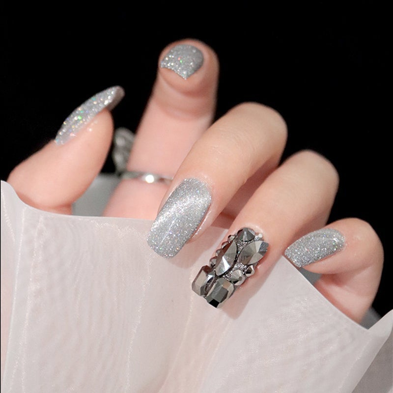🎉Vernis à Ongles œil de Chat Laser Diamanté