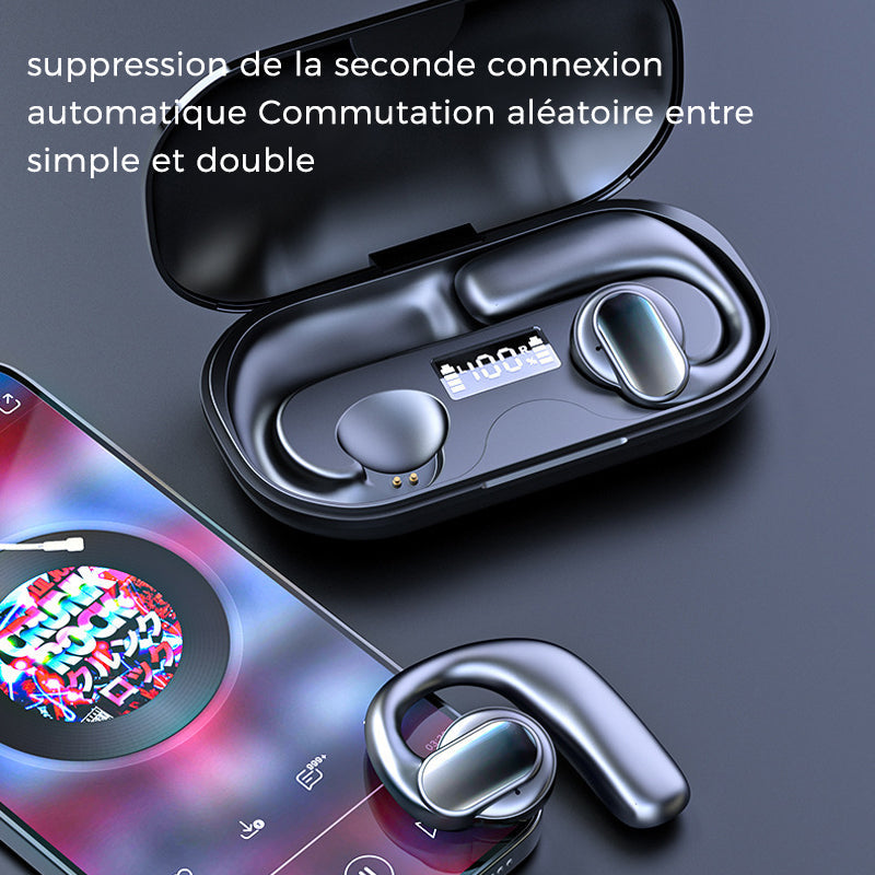 Ecouteurs sans Fil Bluetooth à Conduction Osseuse