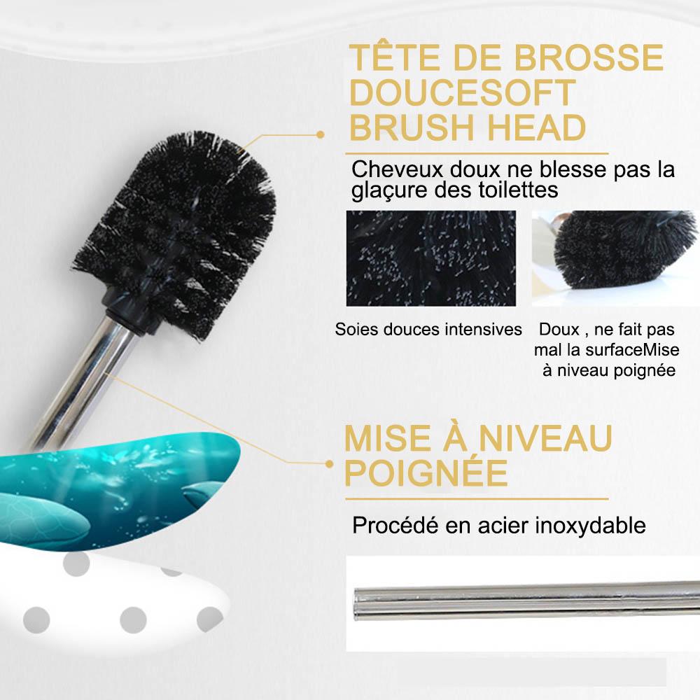 Porte Brosse de Toilette Murale