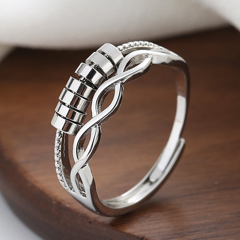 Éloignez Votre Anxiété Infinity Fidget Ring