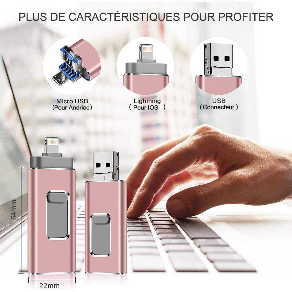 Mémoire USB de Smartphone - 4 en 1