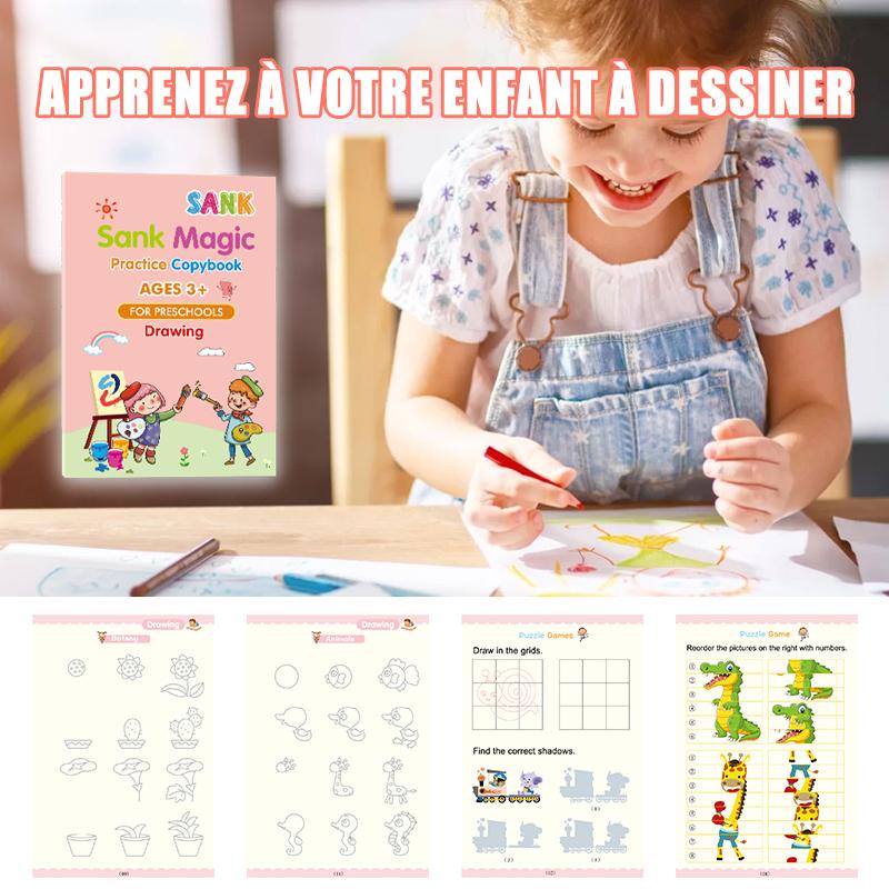 👨👶👦Cahier d'Exercice d'Écriture pour Enfant d'Âge Préscolaire