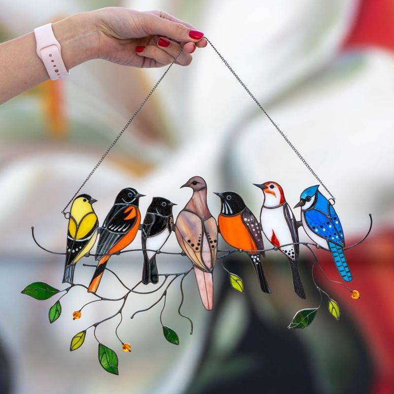 đŠAttrape-soleil Suspendu pour FenĂȘtre d'Oiseau TachĂ©