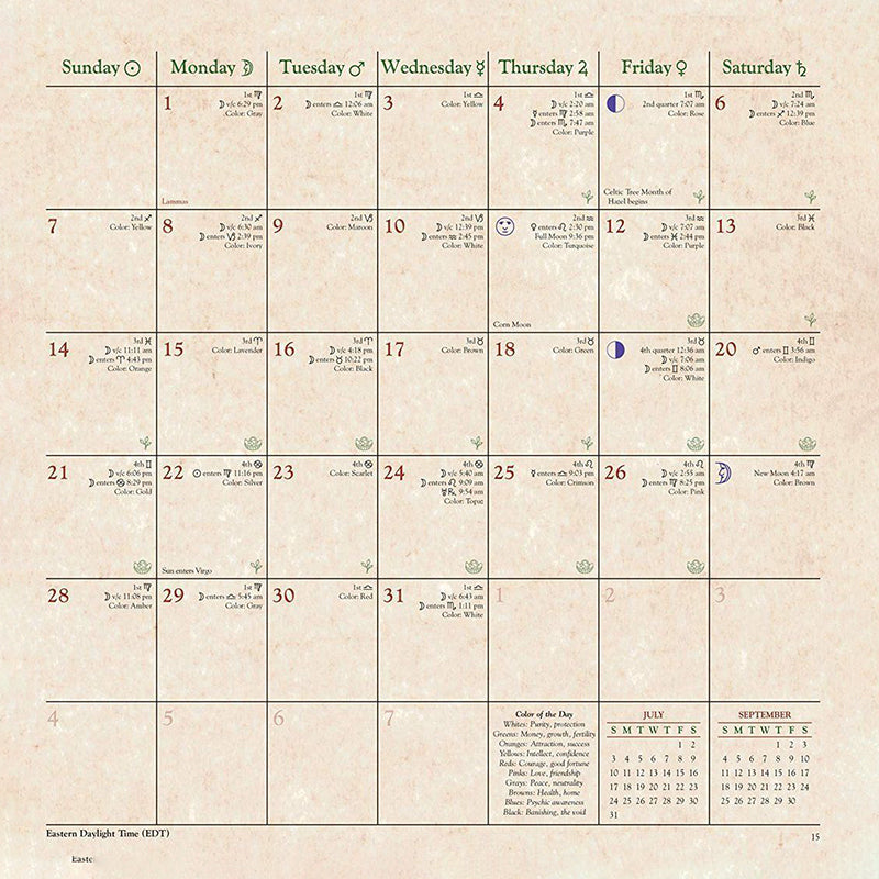 Calendrier des sorcières